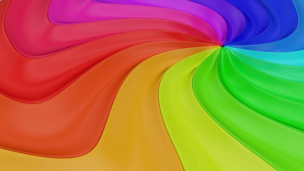 Render of 3D Geometric Abstract Background