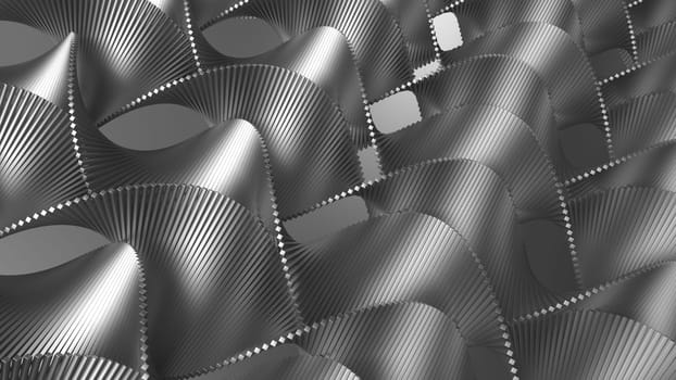 Render of 3D Geometric Abstract Background