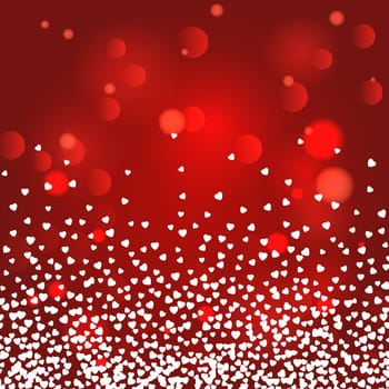 Valentine s Day background with hearts design