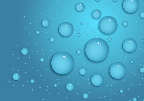 Abstract background with water drops design