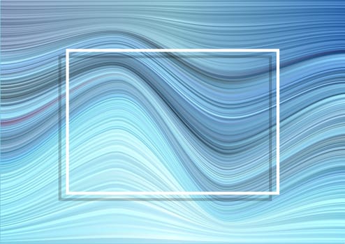 Abstract background with a warped striped design and white frame