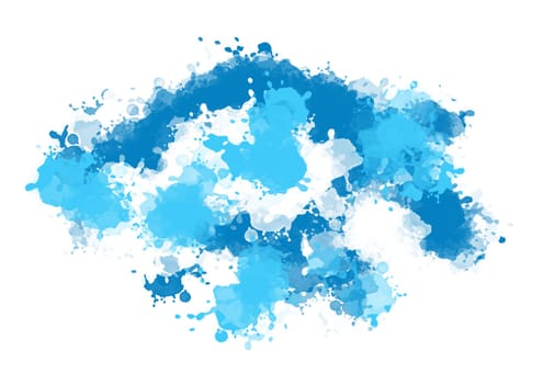 Abstract background with a watercolour splatter design