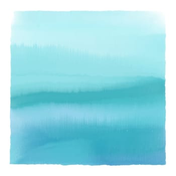 Abstract painted watercolour background with ocean seascape colours