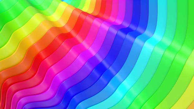 Render of 3D Geometric Abstract Background