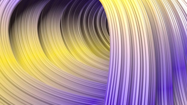 3D render of Abstract dynamic textured wave background