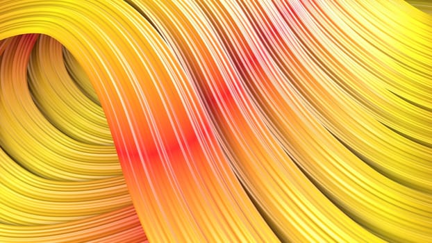 3D render of Abstract dynamic textured wave background
