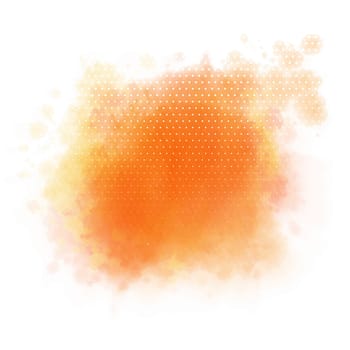 Painted background with a detailed watercolour splatter
