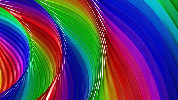 Render of 3D Geometric Abstract Background