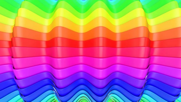 Render of 3D Geometric Abstract Background