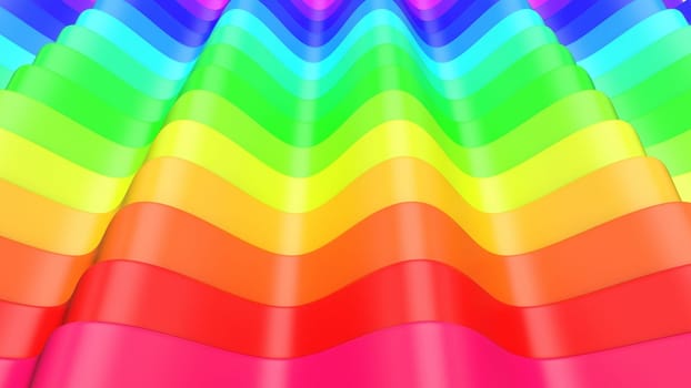 Render of 3D Geometric Abstract Background