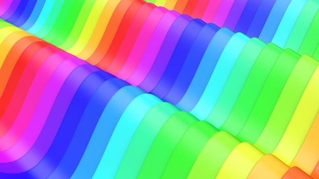 Render of 3D Geometric Abstract Background