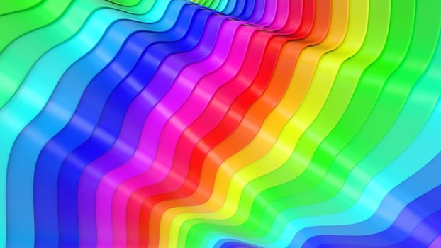 Render of 3D Geometric Abstract Background