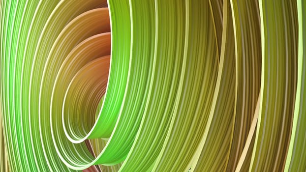 3D render of Abstract dynamic textured wave background