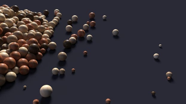 Render of 3D Geometric Abstract Background