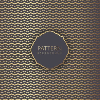 Abstract background with a gold zig zag pattern