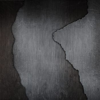 3D render of a grunge cracked metal texture background