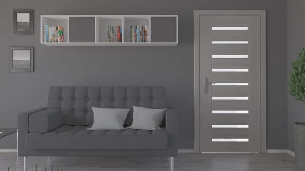 3D render of a Living Room Interior