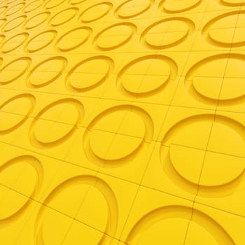Render of 3D Geometric Abstract Background