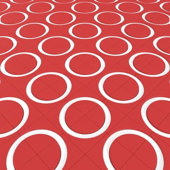Render of 3D Geometric Abstract Background