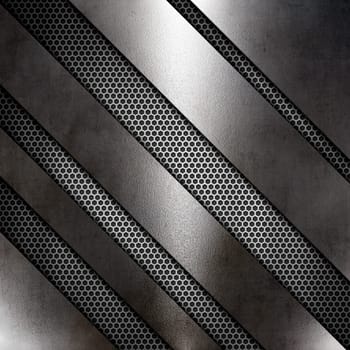 Abstract metallic texture background