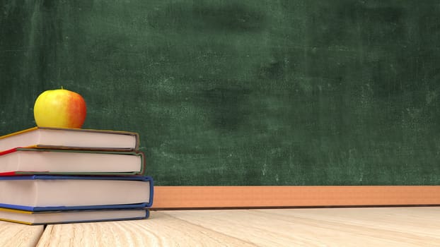 3D Render of BAck to School Concept