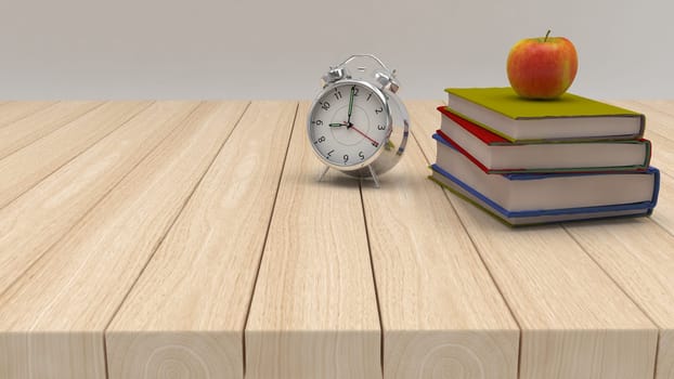 3D Render of BAck to School Concept
