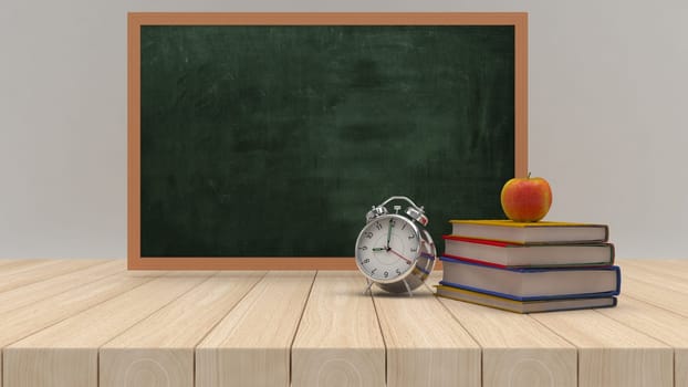 3D Render of BAck to School Concept