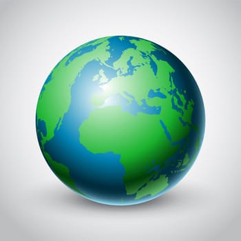 Abstract background with a world globe design