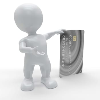 3D Render of Morph Man Builder with key