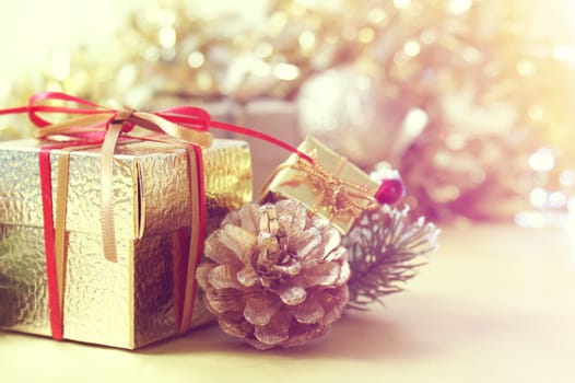 Christmas gift and decorations