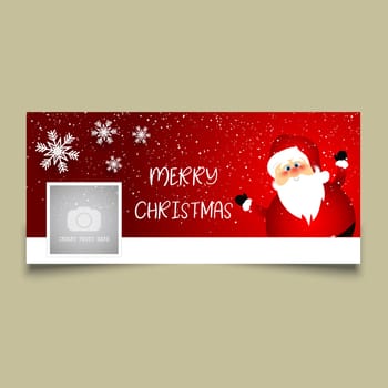 Social media cover with a Christmas design