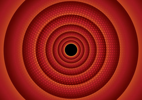 Abstract background design with halftone dots