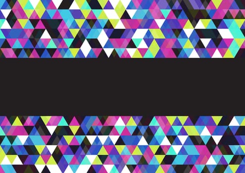 Abstract background with a colourful low poly design