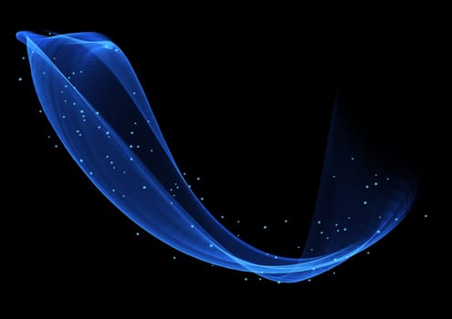 Abstract background with a flowing lines design