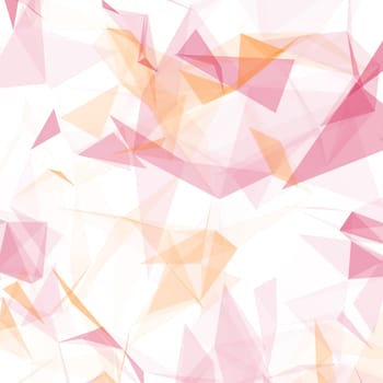 Abstract background with a low poly design