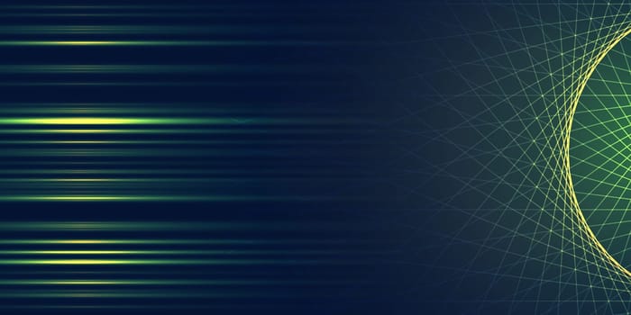Banner background with a modern techno design
