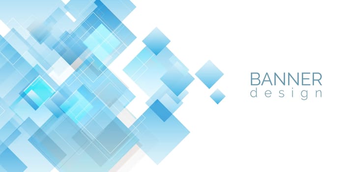 Banner background with an abstract low poly design
