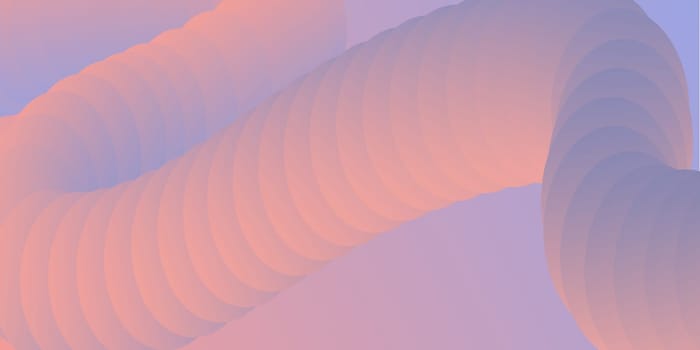 Abstract banner with a 3D blend style design