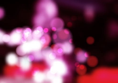 Abstract background with a bokeh lights design