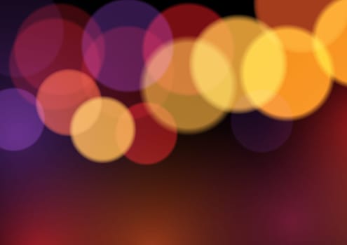 Abstract bokeh lights background design