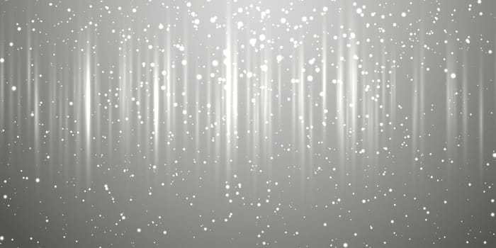 Abstract celebration banner with silver sparkles design