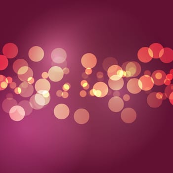 Abstract background with a bokeh lights design