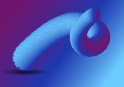 Abstract background with a 3d style shape