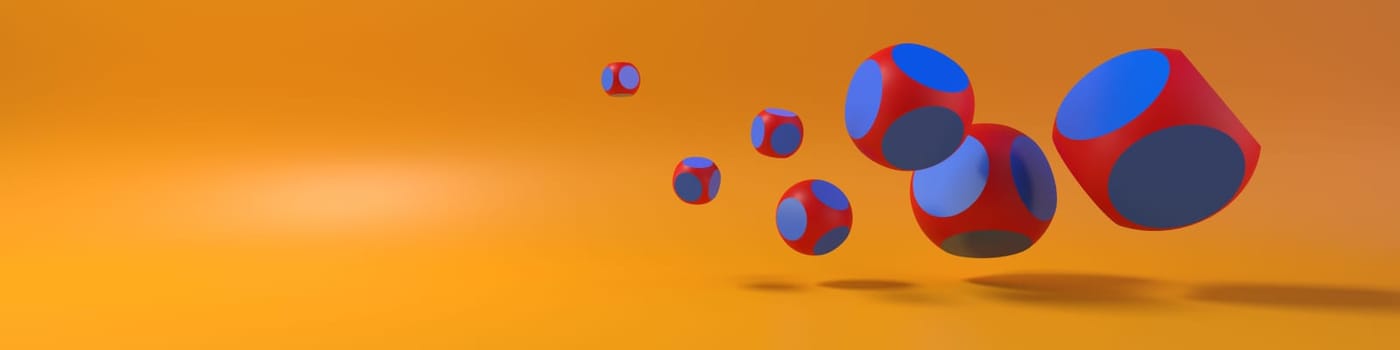 Render of 3D Geometric Abstract Background