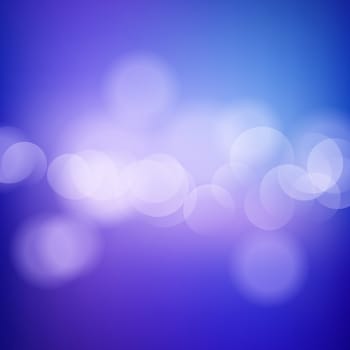 Abstract background of blurred bokeh lights