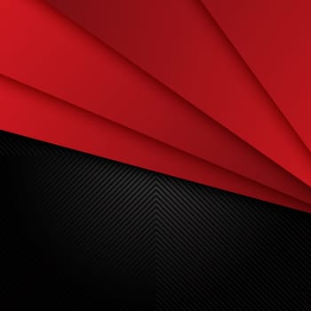 Abstract background with a modern red and black design