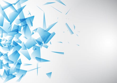 Abstract background with a low poly design