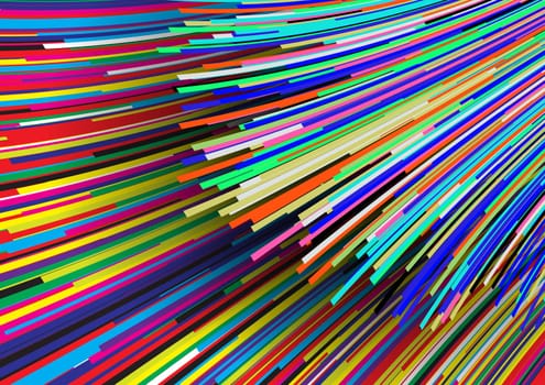 Abstract design background with colourful stripes