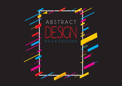 Abstract background with a retro colourful design