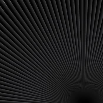 Abstract background with a fan shaped monochrome design